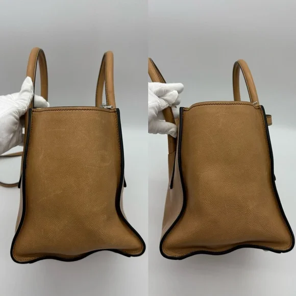 Authentic Prada light brown Calfskin leather tote - Picture 9 of 15